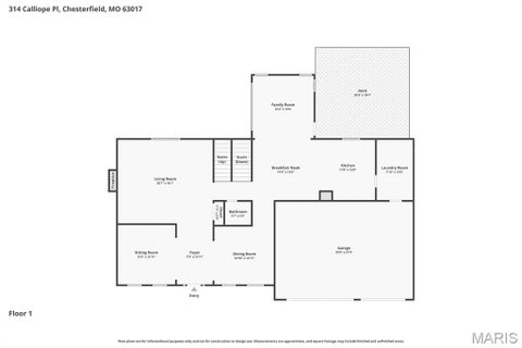 Tiny photo for 314 Calliope Place, Chesterfield, MO 63017 (MLS # 26039593)
