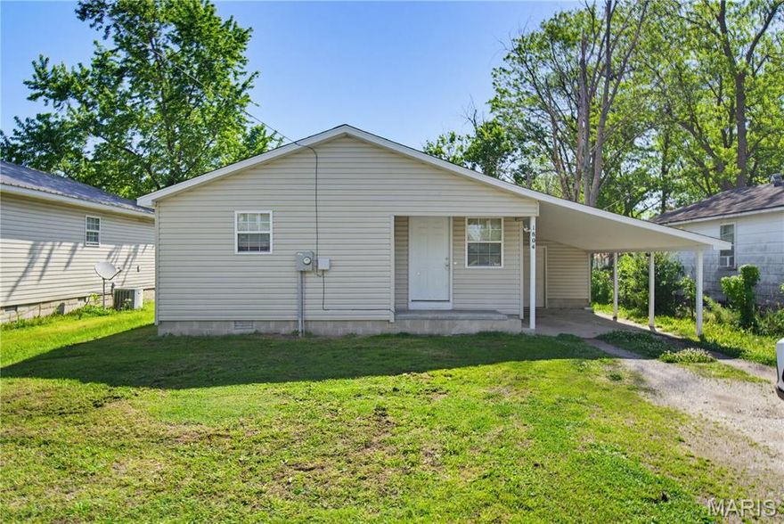 Freshly remodeled and move-in ready, this charming 2 bedroom, 1 bath home offers a modern open-concept layout perfect for comfortable living and entertaining. The spacious living area flows seamlessly into the kitchen, creating a bright and inviting atmosphere. Enjoy year-round comfort with an oversized mini split system providing efficient heating and cooling. Outside, you'll find a convenient carport and a large backyard with plenty of space for outdoor activities, pets, or future additions. Whether you're a first-time buyer, downsizing, or looking for an investment opportunity, this home is a must-see!