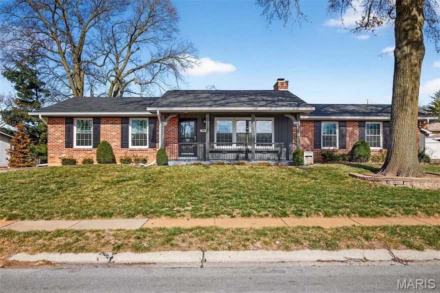 Welcome home to this beautiful 3 bed, 2 bath ranch in St. Charles.  The eat-in kitchen offers granite countertops, a breakfast bar, stainless appliances, and wood floors. The living room includes vaulted ceilings and a wood burning fireplace. The primary suite includes a full bath and two spacious closets. Two additional bedrooms and a full bath finish the main level.  As well as an attached two car garage, this property also includes an oversized detached two car garage. New roof, new gutters, HVAC (2020), water heater (2017).  Full ranch sized basement with a bathroom rough-in ready for a customized finish.  Located near multiple schools, shopping, and dining options.
