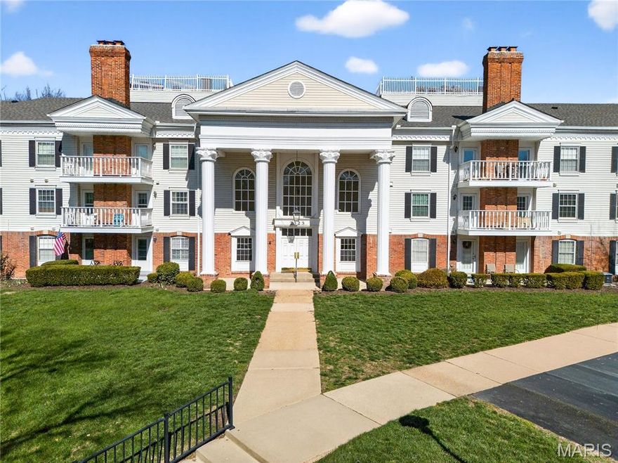 Welcome to this beautifully updated condo in the highly sought-after Chesterfield area- where comfort, style, and convenience come together effortlessly. This first floor end-unit offers exceptional tranquility along with the ease of low-maintenance living, all within a well-kept building featuring an elevator and premium amenities!

You'll love the light-filled interior with bright and inviting atmosphere throughout. The thoughtfully designed layout offers two spacious living areas, providing flexibility for both everyday living and entertaining.

At the heart of the home is a fully renovated chef’s kitchen, featuring custom soft-close cabinetry with specialty storage, a large center island, and sleek modern appliances including an induction cooktop. The kitchen flows seamlessly into the dining and living spaces, making it perfect for gathering with family and friends!

The luxurious primary suite is a true retreat, complete with a walk-in closet featuring custom organization, a spa-like bathroom with custom shower and lighted mirror, and a versatile bonus flex space- perfect for a home office, reading nook, or workout area.

Extensive high-end renovations in 2020 provide added peace of mind, including updated kitchen bathrooms, new HVAC, new electrical panel, new wetbar, and thoughtful enhancements throughout. Smart home features such as motorized blinds, programmable lighting, and a remote-controlled gas fireplace add modern convenience and elevated living.

Enjoy your own private patio (also a convenient private entrance for your visitors who have their pick from extensive guest parking) along with the rare benefit of two dedicated parking spaces in a heated garage plus an additional private storage room.

The HOA fee delivers exceptional value, covering water, sewer, trash, AND gas utilities, exterior maintenance, plus great amenities including a pool and newly resurfaced tennis and pickleball courts. Who's ready for a true turnkey, lock-and-leave lifestyle with fewer out-of-pocket expenses and no exterior upkeep to worry about? All that's left to do is move in!!