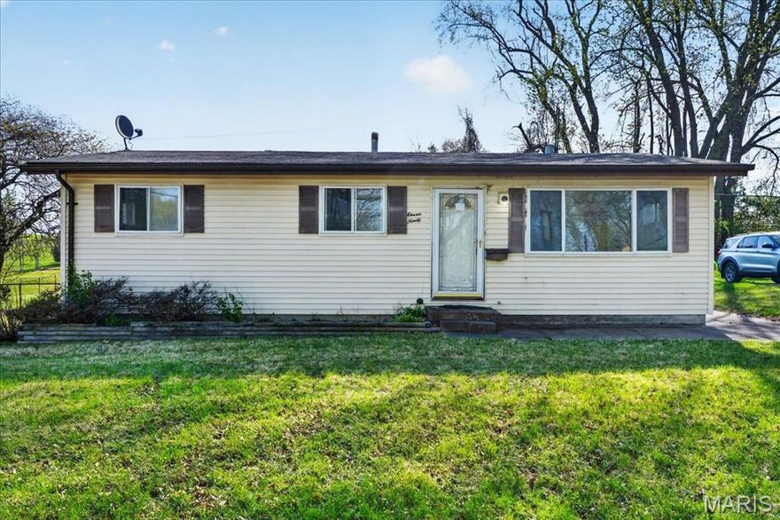Property to be sold AS-IS. Seller to do no repairs or inspections including governmental inspections. Here is your chance to owner a darling fixer upper in the heart of Florissant. This 3 bed 1 bath beauty is waiting for it's new owner. There is a newer furance and ac unit along with pvc plumbing some of big ticket items are already taken care of. The windows are older and electrical panel needs to be updated. Not sure what the age of the roof is but nothing is leaking and appears to be in good working order. There are beautiful hardwood floors throughout. It even comes with free pink tile in the bathroom! This would make a great fix and flip or cash flowing investment property for the savvy investor. Schedule a showing today as this one probably won't last long. Refer to ShowingTime for showing instructions.