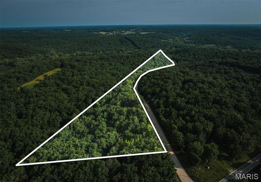 Escape to 9.5± acres of untouched Ozark timberland just minutes from Lake of the Ozarks. This beautiful parcel sits along a quiet county-maintained road, offering easy drive-in access while still feeling tucked away from the world. Towering hardwoods, gentle ridgelines, and the natural rise-and-fall of the terrain create multiple possibilities for a future home, cabin, or secluded barndominium with wooded views.

The moderate slope provides elevation and privacy without sacrificing buildability. Enjoy the freedom to carve your own driveway, shape your vision, and position your build site amongst the trees. Wildlife trails wind through the property, making it ideal for those who enjoy exploring, hunting, or simply unplugging under a canopy of leaves.

Opportunities this close to the lake rarely stay on the market long—bring your plans, your imagination, and claim a piece of the quiet countryside before it’s gone.

Agent/Owner