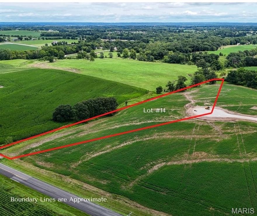 3-Acre Lots in unincorporated Monarch Estates - Old Monroe. Build your dream home on a spacious 3-acre lot in desirable Monarch Estates! Located in unincorporated Old Monroe, these lots offer public water, electric and gateway fiber at the property line and the flexibility to bring your own builder. Current gravel roads will have first layer of asphalt this spring with the final layer completed once all lots are sold. Don't miss your chance for peaceful country living with modern conveniences!