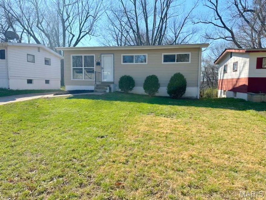 This home has been tastefully updated and is move in ready. Kitchen has been updated with new white cabinets countertop and stainless steel appliances that are included in the sale. ALL new flooring throughout , completely updated bath, New furnace installed in 2026 AC unit will be installed before closing. Partially finished basement offers second living area or hangout room.