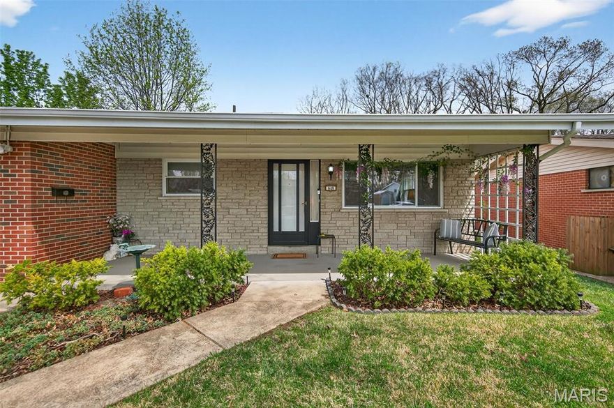 Welcome to this all-brick ranch offering single-level living plus a spacious finished lower level — over 1,900 SF of comfortable space. The home includes 4 bedrooms, 3 full baths, warm hardwood floors, and a 2-car garage. A large eat-in kitchen opens to a covered patio and level, fully fenced yard with a shed — ideal for entertaining, kids, and pets. The versatile lower level adds living space for a media room, recreation area, or guest suite with a full bath, plus ample storage. Convenient to schools, shopping, and parks, this home combines classic durability with everyday comfort. Recent updates: new HVAC (2023), upgraded 200-amp electrical panel (2022), new water heater, stove, kitchen refrigerator, garbage disposal and faucet (2021).  Bonus: Kitchen and basement refrigerators, washer and dryer all stay with the home!