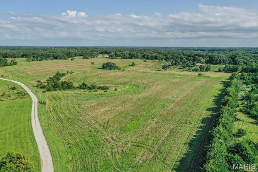 Approx. 28.6± acres of mostly tillable farmland near Mark Twain Lake in Monroe County, MO. The property features approx. 26.5± acres of productive tillable ground currently cash-rented, with county road frontage on two sides. Utilities including electric, county water, and internet are available at the road. Ideal for continued farming, building a home, cabin, shouse, or future development. Seller may consider subdividing. Conveniently located near Paris, Monroe City, and Mark Twain Lake recreation.