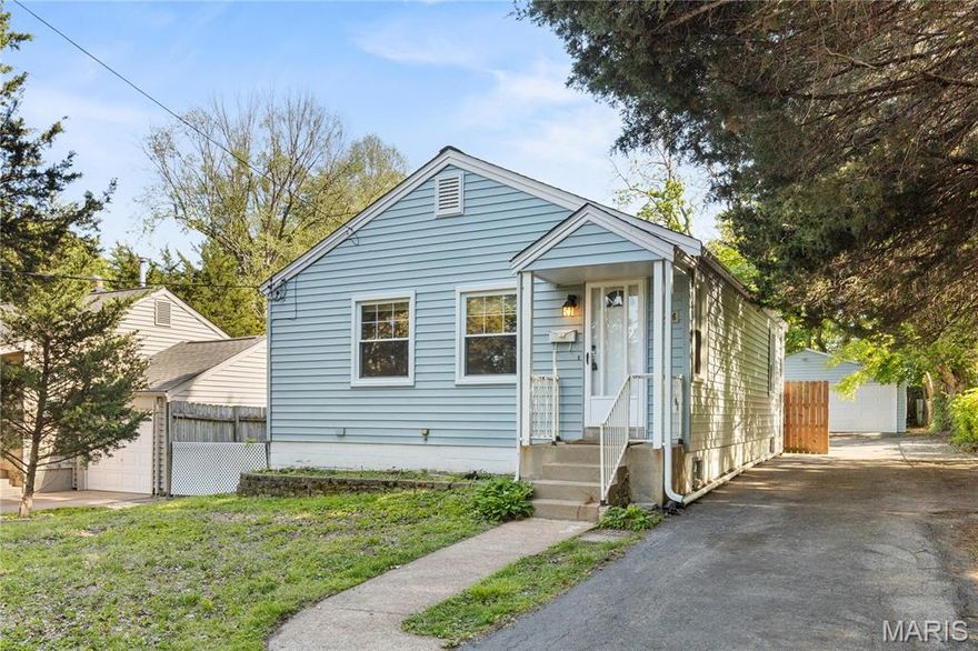Completely updated and move-in ready - this home has a current passed occupancy, this charming agent-owned home offers the perfect blend of character and modern updates! The bright kitchen features white shaker cabinetry, stainless steel appliances, updated countertops, tile flooring, and stylish backsplash details. Refinished hardwood floors run throughout the main level, while neutral paint tones and abundant natural light create a warm, inviting feel.
The finished lower level adds incredible additional living space with a large rec area, bonus sleeping/office space, full bath with tiled walk-in shower, and plenty of storage. Outside, enjoy a long driveway leading to an oversized detached 2-car garage and fenced backyard with mature trees for added privacy. Conveniently located near shopping, dining, parks, and major highways, this home is ideal for owner-occupants or investors alike.