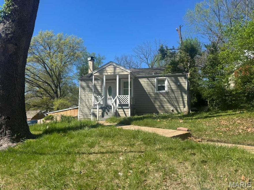 Great opportunity for investors or owner-occupants looking to build equity! This 2-bedroom, 2 full bathroom home offers approximately 750 sq ft of living space and sits on a spacious 0.24-acre lot. Inside, you'll find a functional layout with hardwood flooring throughout much of the main level, a generously sized living area, and a large eat-in kitchen. The home also features a full basement with a second full bathroom, providing additional space and potential for storage, workshop area, or future finishing. With some TLC, this property has strong potential as a rental, flip, or affordable primary residence. Being sold AS-IS. Seller to make no repairs.