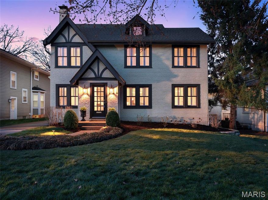 Quintessential Glendale home!  Circa 1928, this stunning English Tudor is magnificent in its character, beauty and modern finishes. Lovingly renovated by Agape Construction, this classic features 4 bedrooms, 4 baths and gleaming hardwood floors throughout. Situated in the heart of Glendale, the beautifully appointed home is the perfect synergy of convenience, charm and community. Pride of ownership is evident from meticulous landscaping to the updates and overall maintenance. As you enter through the foyer, you'll notice the striking aesthetics of the living room and dining rooms flanking the entrance. An office sits just off the dining room, featuring built-ins and a window seat, offering an ideal spot for working from home. The heart of the home, the large kitchen, offers white cabinets, copious storage, Cambria quartz counters, high-end stainless appliances and recessed lighting. The kitchen is open to the enormous hearth/family room with the stone (gas) fireplace, providing the perfect space for family living and entertaining.  A large breakfast/dining room, a half-bath and a mud room with direct access to the backyard further enhance this area.  Upstairs, you will find the enormous primary suite, with unique moldings, tray ceiling, dressing room and walk-in closet, complete with custom shelving. The ensuite primary bath offers the ultimate in spa relaxation with soaking tub, double sinks and separate shower.  Three other large bedrooms, another full bath and a laundry room with skylight (and tons of storage, folding space) complete the second level. The lower level further expands the living space of this remarkable home. A deep pour in a portion of this basement allows for comfortable living and entertaining and also features built-in desks and a full bath, not to mention the abundant storage and a second laundry space! The fenced backyard continues the delight with a composite deck with string lights, oversized two-car garage, sprinkler system and plenty of space to play and entertain. Don't miss this Glendale beauty ... after all, you're not just buying a home; you're embracing a lifestyle!