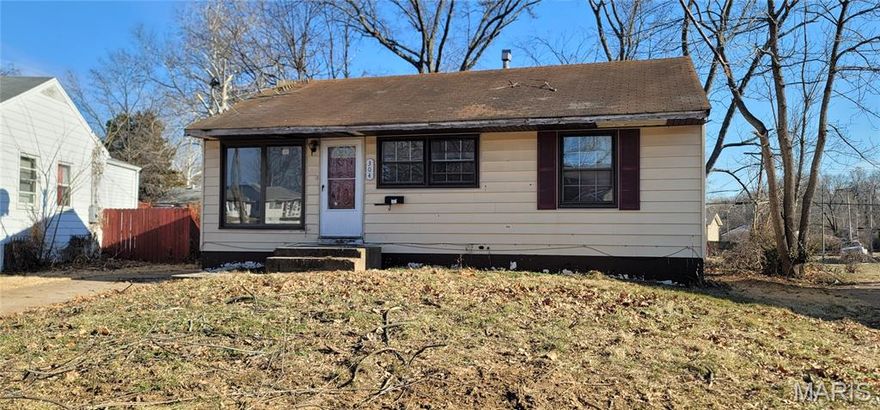 Investor Special! 3BR / 1BA home with full basement offering strong value-add potential. Property is vacant and cleaned out, making it ready for immediate rehab. Hardwood floors present. Portions of drywall have been removed, allowing easy access for updates and improvements. Partially finished basement with a bonus room and recreation area.  Ideal for investors or rehabbers seeking a straightforward project. Sold AS-IS. Seller to make no repairs. Bring your contractor and vision.