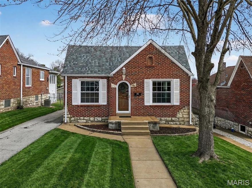 Welcome home to 331 Geneva Drive, a charming, spacious & well-maintained brick bungalow located in the desirable Mehlville School District. This inviting 2-bedroom, 2-bath home offers a welcoming main level with a cozy, comfortable layout & abundant natural light that fills the space, creating a warm atmosphere throughout. The partially finished lower level provides additional living space perfect for a rec room, home office, sleeping area or hobby area. You will be impressed with this space! Enjoy the nice size level lot & fully fenced backyard—ideal for relaxing & entertaining with the family. Recent updates include a new roof, downspouts & new hot water heater. Refrigerator, washer & dryer are staying with the home, making this gem move-in ready. Conveniently located just minutes from Jefferson Barracks Park & Grant's Trail, providing great opportunities for outdoor activities, walking, & biking. 1-year home warranty is included for added peace of mind. Don’t miss the opportunity to LOVE WHERE YOU LIVE!