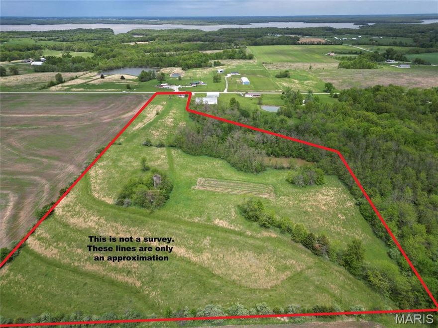 Calling all fisherman, lake lovers, and investors! This is a rare offering of 15 Acres m/l of vacant land within 2.5 miles of the boat ramp at Robert E. Allen Recreation Area at Mark Twain Lake! The property offers blacktop frontage and has a huge potential development. There is a pond on the property and an old horse barn and silo! Turkey and deer frequent the property and there are several nice building sites for those who would like to make this lake getaway your fulltime residence! A person can spend a lifetime trying to purchase a property on County Road 581 and close to Perry, MO. This is your opportunity...