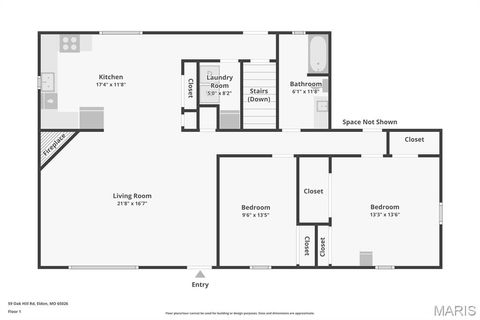 Tiny photo for 59 Oak Hill Road, Eldon, MO 65026 (MLS # 26028344)