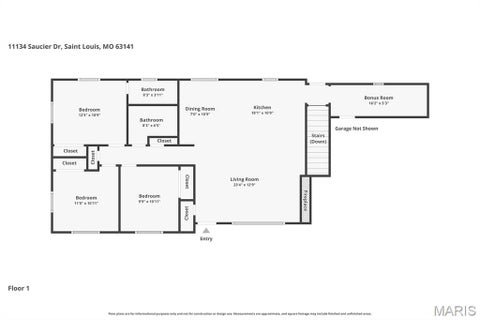 Tiny photo for 11134 Saucier Drive, Creve Coeur, MO 63141 (MLS # 26042413)
