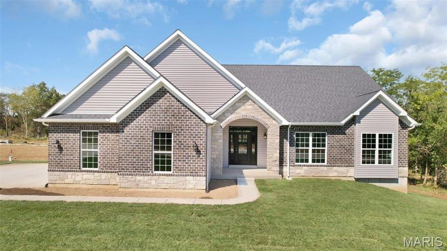 WELCOME HOME to The Estates at Schaper Farms!
TO BE BUILT – New Construction Luxury Acreage Homesites in St. Charles County, located in the Wentzville School District. Enjoy private 3+ acre wooded homesites offering space, privacy, and a peaceful setting.

This RANCH-style Sycamore plan has multiple elevations and includes a side-entry oversized 3-car garage (30’ x 24’). The open floor plan includes 9 ft ceilings (10 ft optional with transoms), an electric fireplace with a floor-to-ceiling stone surround, a 9 ft pour, and a 12’ x 12’ patio.

The kitchen offers 42” cabinetry, quartz or granite countertops, stainless steel appliances, and a walk-in pantry. The primary suite includes a luxury bath with split vanities, a separate soaking tub, and a walk-in shower. Two additional bedrooms and a full hall bath complete the main level.

This home includes many features as standard, with numerous optional upgrades available to personalize your build. City-maintained concrete streets throughout the subdivision.
Phase 1 map available in supplements.

? Luxury living in a country setting with an estimated build time of 5–6 months from contract to completion.