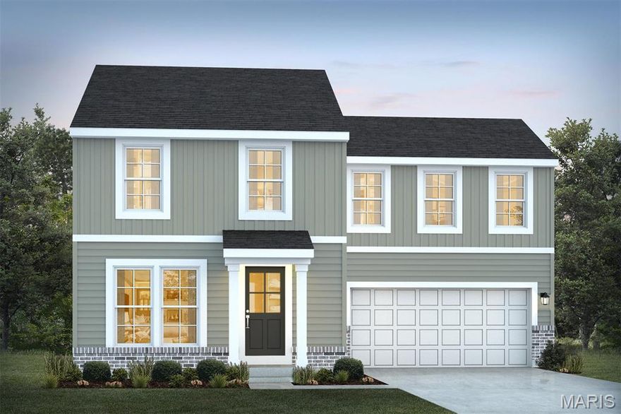 Take advantage of our monthly incentive- A FREE rec room in lower level. The Lincoln is a beautifully designed two-story home offering an open-concept layout with thoughtful details throughout. This to-be-built floor plan features a spacious great room, open dining area, powder room, and a well-appointed kitchen with ample cabinetry and an optional center island—perfect for both everyday living and entertaining. Upstairs, the owner’s suite serves as a private retreat with a large walk-in closet and a spacious bath, while the second-floor laundry adds convenience for busy households. Three additional bedrooms, each with generous closet space, and a linen closet complete the upper level. The unfinished lower level provides plenty of room for storage or future living space, with options for a finished recreation room, bedroom, or bathroom. Every Rolwes Company home includes enclosed soffits and fascia, an integrated PestShield pest control system, fully sodded yard, and a professional landscape package for lasting curb appeal. Images shown may reflect optional features. Please see your Sales Representative for a complete list of included features and community details.