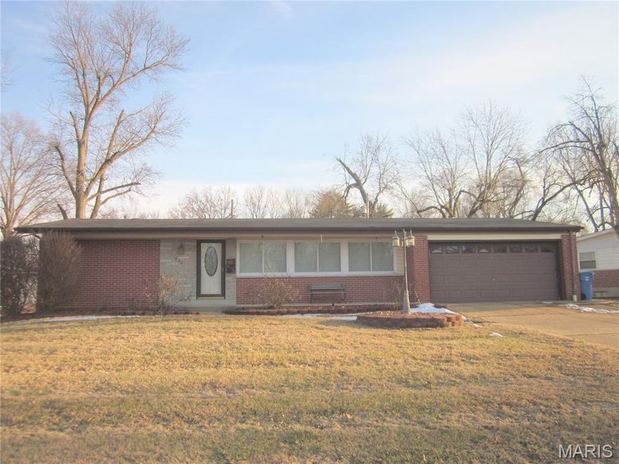 Don’t miss this lovely ranch style home with brick & vinyl siding and attached 2 car garage. There are 3 bedrooms and 2 full baths on the main level with a full partially finished basement with loads of storage and workshop area. Open floor plan with vaulted ceilings, some hardwood floors and a spacious family room with woodburning fireplace and sliding doors leading out to a level back yard. Open airy kitchen with lots of cabinets and center island plus large eating area. The updates include vinyl replacement windows, Roof 10/2018 and water heater 2/2025