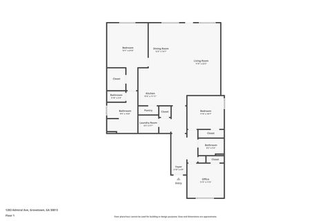 Tiny photo for 1283 Admiral Avenue, Grovetown, GA 30813 (MLS # 221563)