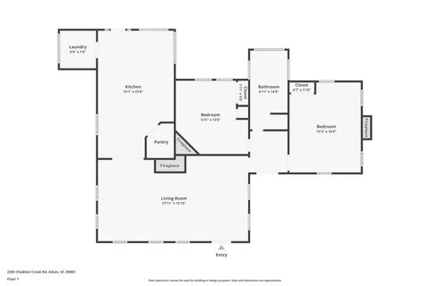 Tiny photo for 2283 Chukker Creek Road, Aiken, SC 29803 (MLS # 220493)
