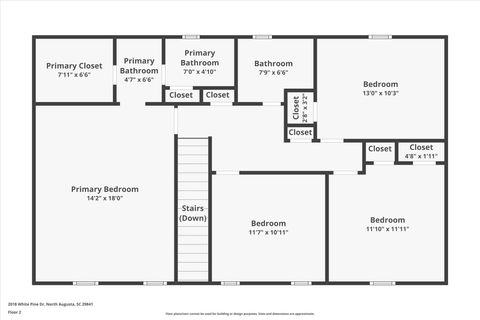 Tiny photo for 2018 White Pine Drive, North Augusta, SC 29841 (MLS # 218986)