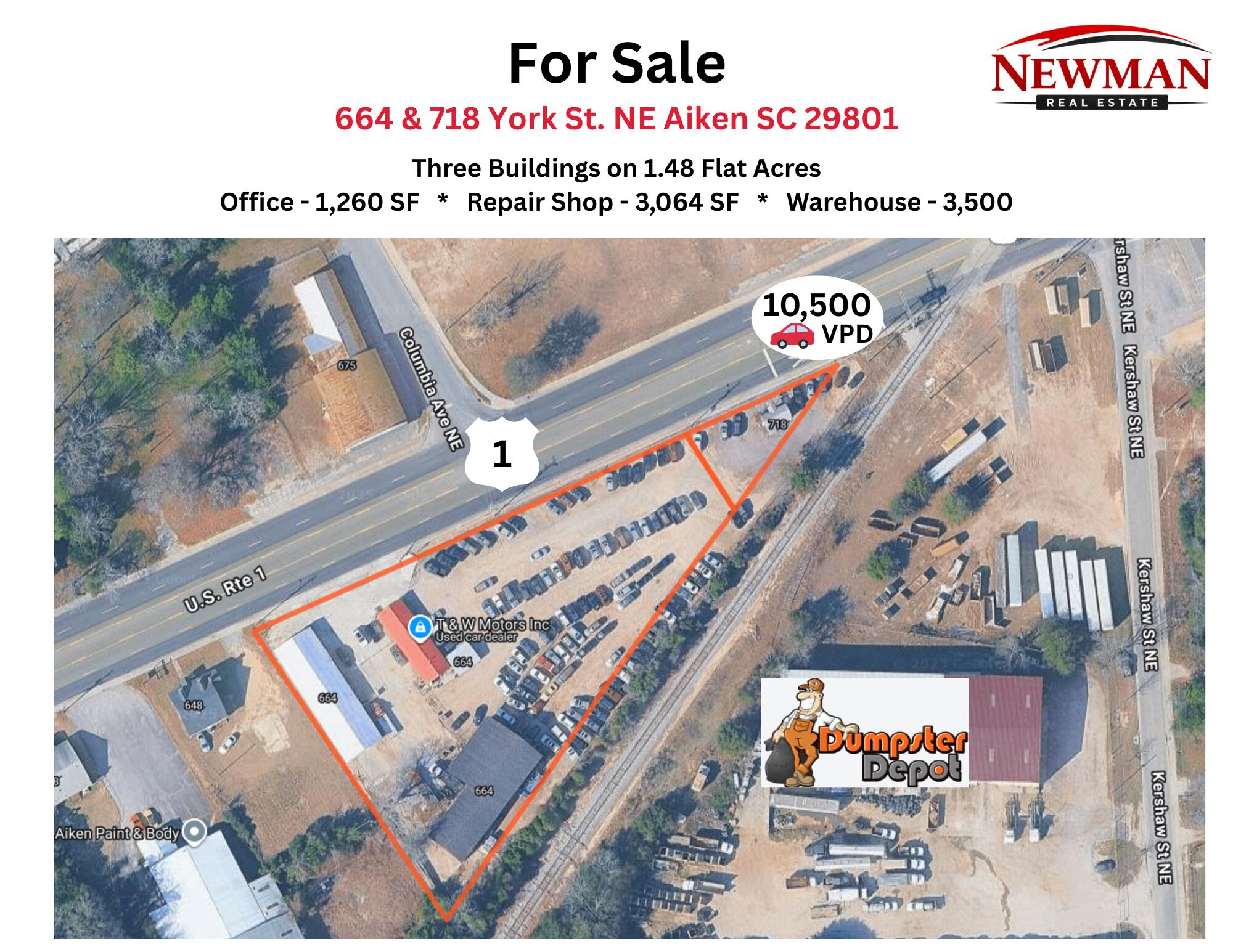 664 York Street NE, Aiken, SC, 29801 664 York Street NE