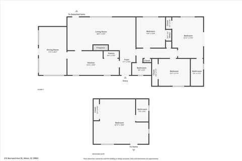 Tiny photo for 215 Barnard Avenue SE, Aiken, SC 29801 (MLS # 218011)