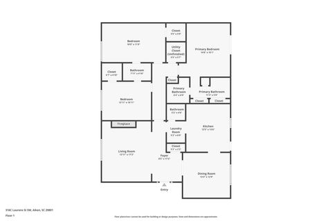 Tiny photo for 316 Laurens Street SW #Unit C, Aiken, SC 29801 (MLS # 221059)