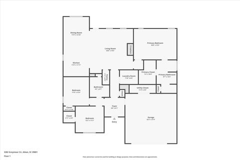 Tiny photo for 3282 Greymoor Circle, Aiken, SC 29801 (MLS # 219755)