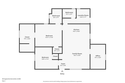 Tiny photo for 292 Augusta Road, Warrenville, SC 29851 (MLS # 221345)
