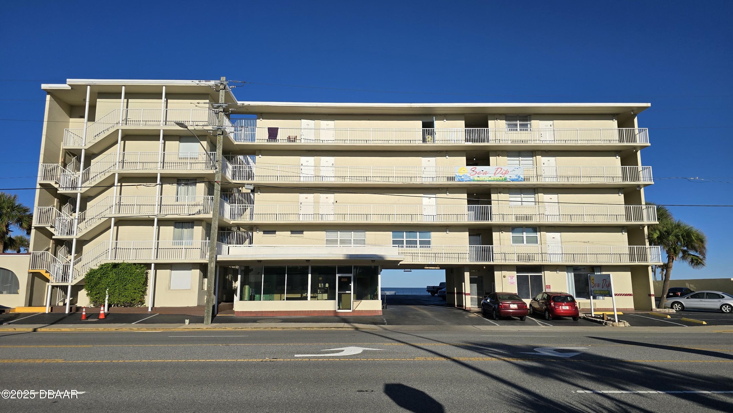 Front of building
