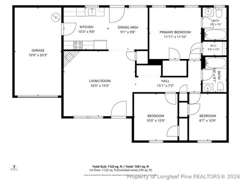 Tiny photo for 3823 Goforth Drive, Hope Mills, NC 28348 (MLS # 769443)