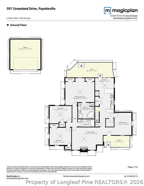 Tiny photo for 597 Greenland Drive, Fayetteville, NC 28305 (MLS # 768670)