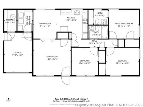 Tiny photo for 7517 Bridgeman Drive, Fayetteville, NC 28303 (MLS # 760960)