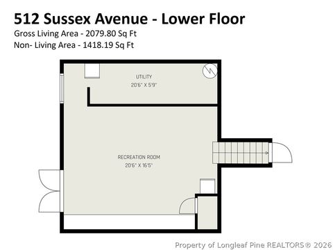 Tiny photo for 512 Sussex Avenue, Sanford, NC 27330 (MLS # 758454)