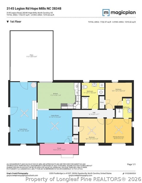 Tiny photo for 3145 Legion Road, Hope Mills, NC 28348 (MLS # 769576)