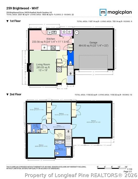 Tiny photo for 259 Brightwood Drive, Raeford, NC 28376 (MLS # 762074)