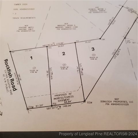 Lot 3 Rockfish Road Raeford NC 28376
