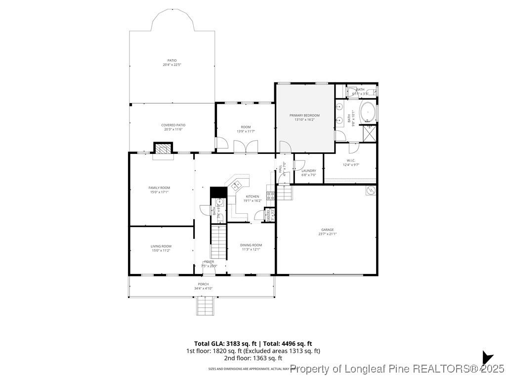 Photo of 443 Brownstone Drive, Raeford, NC 28376 (MLS # 754440)