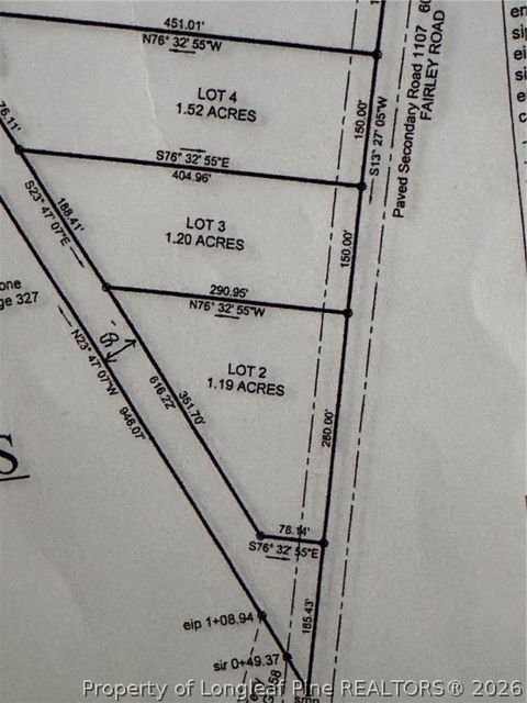 Tiny photo for Lot 2 Fairley Road, Maxton, NC 28364 (MLS # 762289)