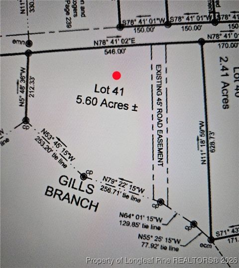 Tiny photo for Lot 41 Stuarts Mill Road, Fairmont, NC 28340 (MLS # 756453)