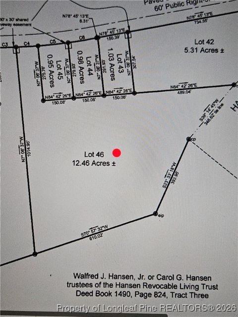 Photo of Lot 46 Stuarts Mill Road, Fairmont, NC 28340 (MLS # 756443)