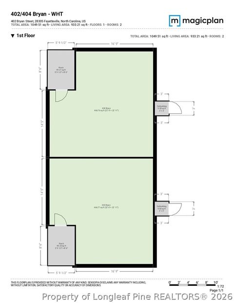 Tiny photo for 1101 Branson Street, Fayetteville, NC 28305 (MLS # 764114)