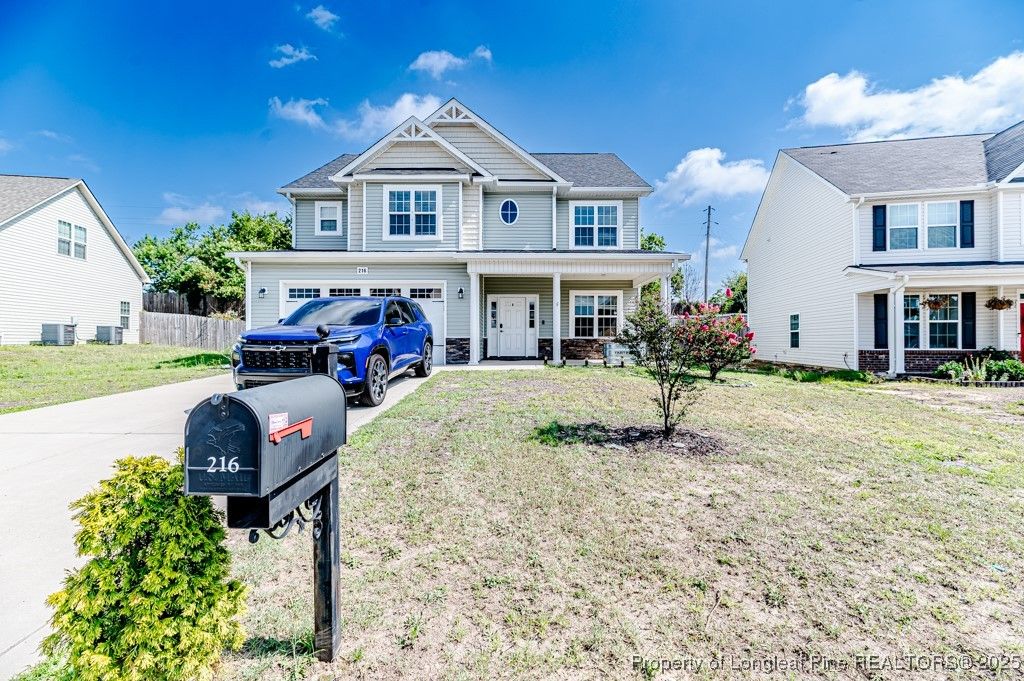 Photo of 216 Weston Woods Street, Raeford, NC 28376 (MLS # 746998)