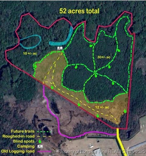 52 Acres, River Front Property Land Lumberton NC 28360