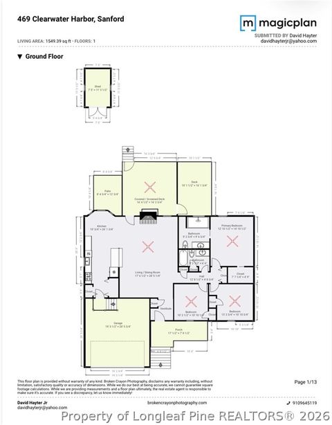 Tiny photo for 469 Clearwater Harbor, Sanford, NC 27332 (MLS # 760055)