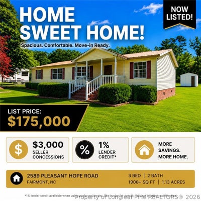 2589 PLEASANT HOPE RD, FAIRMONT, NC 28340 - Image 50a8449ddee8dea704af923a36cc6a65/949504961