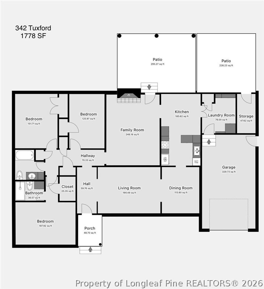 Photo of 342 Tuxford Place, Fayetteville, NC 28303 (MLS # 758642)