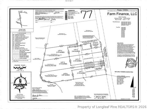 Lot No. 5 Alamac Road Lumberton NC 28358
