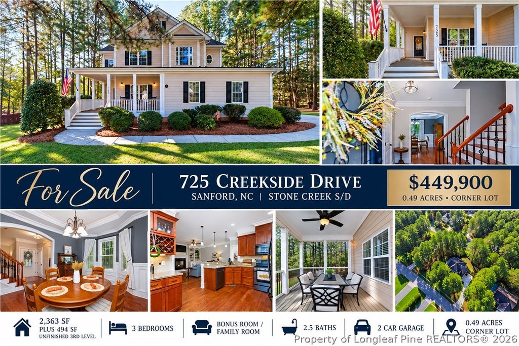 Photo of 725 Creekside Drive, Sanford, NC 27330 (MLS # 771602)