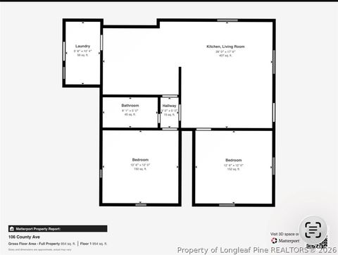 Tiny photo for 106 County Avenue, Dunn, NC 28334 (MLS # 760229)